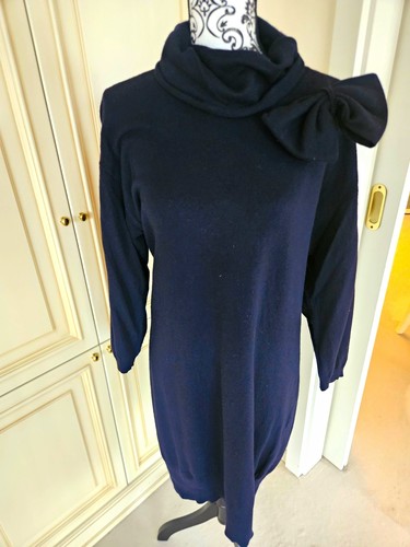 Love moschino strickkleid - strickkleid, blau