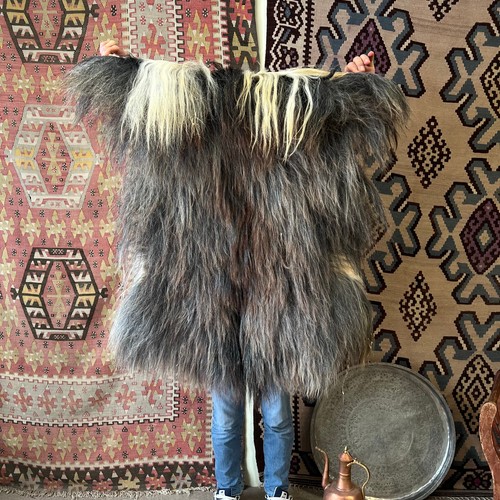 Natürliches angora ziegenfell - natürliches,