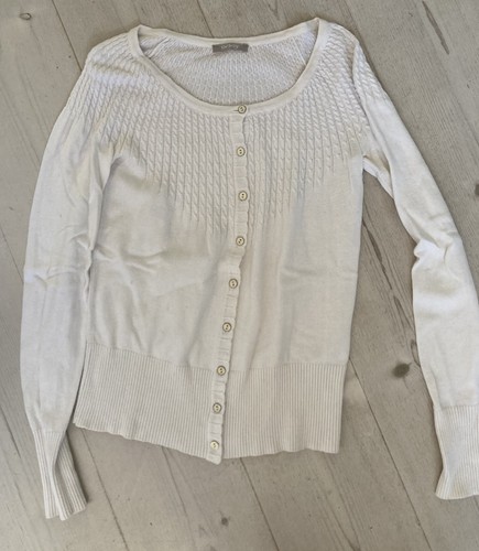 Strickjacke altweiß s - strickjacke,