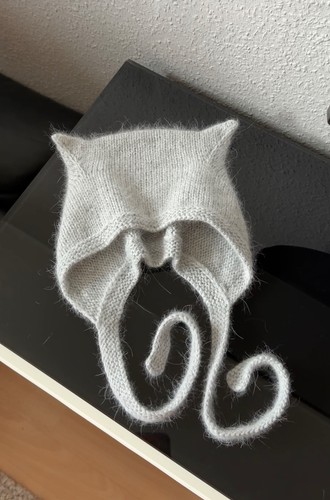 Bonnet mütze damen angora - mütze,