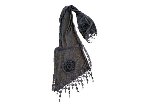 Brauner damen winterschal mit - winterschal,