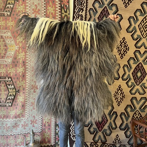 Natürliches angora ziegenfell - natürliches,