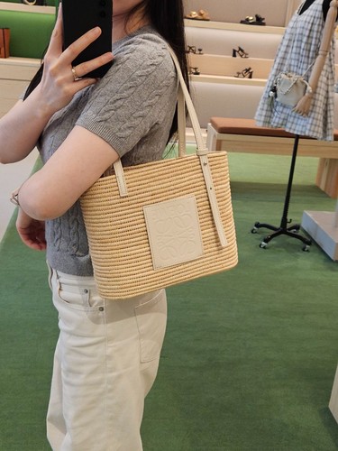 Loewe square basket bag - square, –