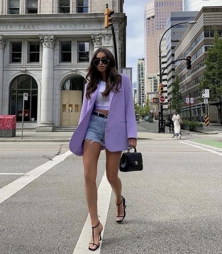 Women escada blazer lilac - escada,