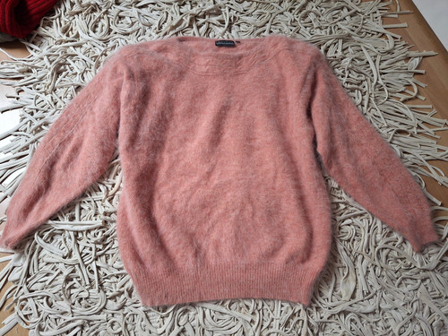 Strickpullover angora apricot - angora,