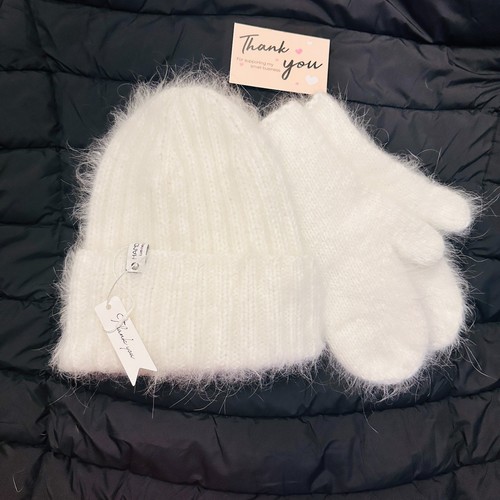 Set handgemachte strickmütze - set,,