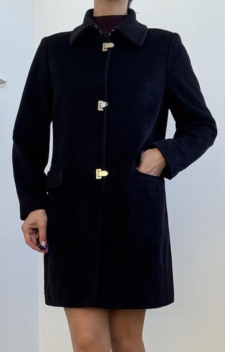 Women bogner coat navy angora - bogner,