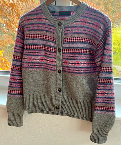 Damen strickjacke fair isle - damen,