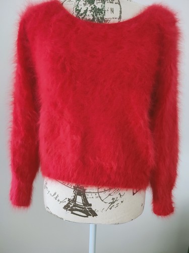 Pullover angora fuzzy - angora,