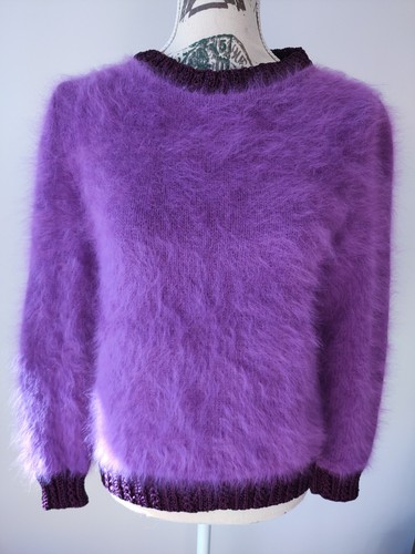 Pullover angora fuzzy - angora,