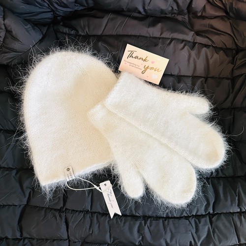 Set handgemachte strickmütze - set,,