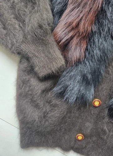 Angora jacke m - gr,
