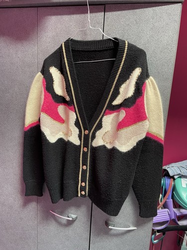 Vintage strickjacke angora - strickjacke,